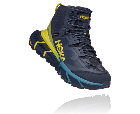 Tenis Hoka One One TenNine Hike GORE-TEX Portugal - Tenis De Corrida Mulher Azuis / Verdes - JVNKEB-718